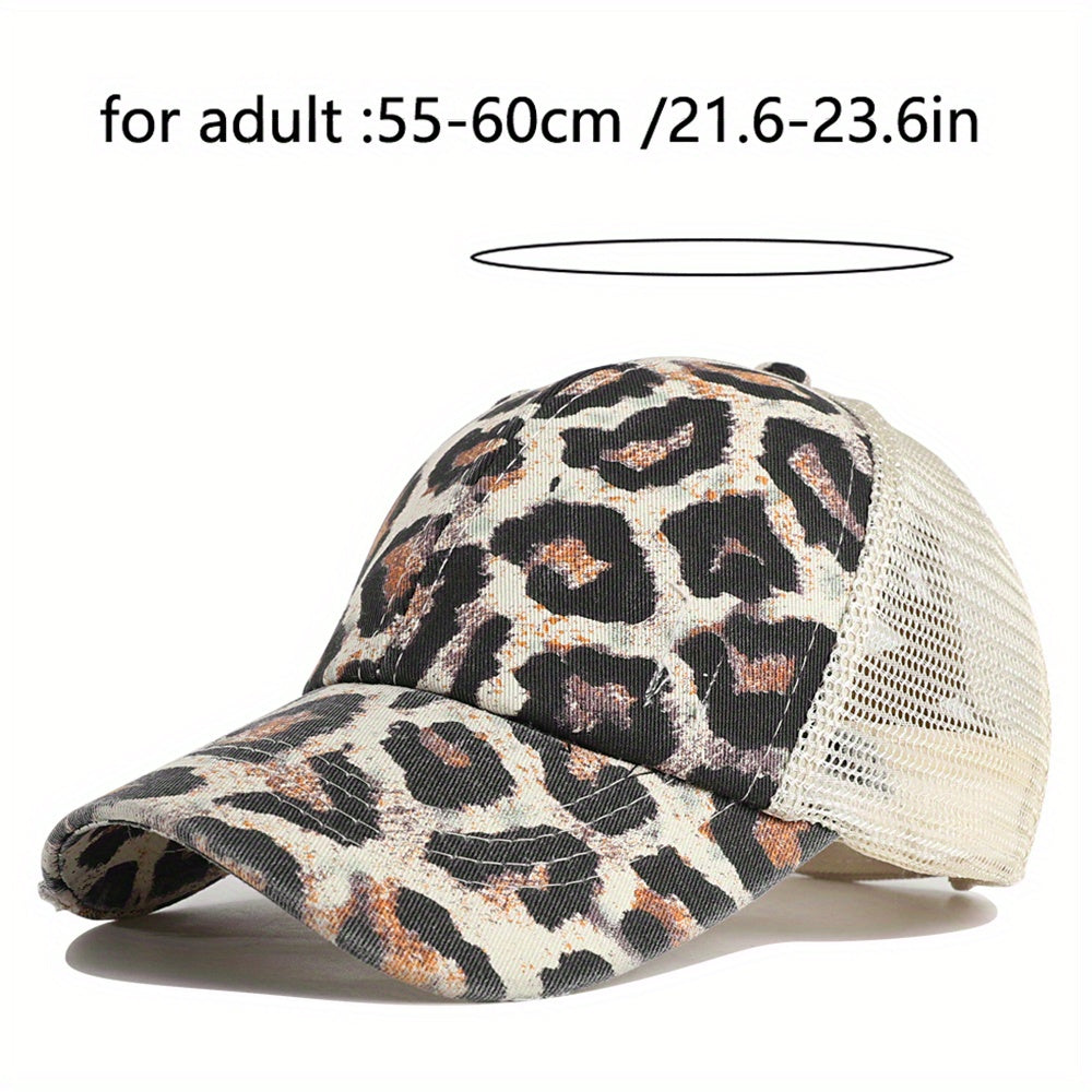 Criss Cross Ponytail Baseball Cap Trucker Hat