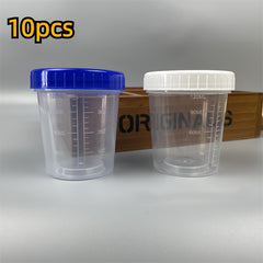 Plastic Measuring Cup With Lid 120ml Clear Scale Bait Box