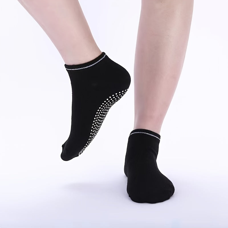 Breathable Non-Slip Yoga Ankle Socks for Women