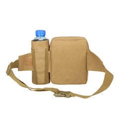 Tactical Waist Pack with Water Bottle Holder for Outdoor Activities
