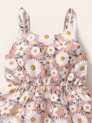 Baby Girls Floral Sleeveless Cami Dress for Summer