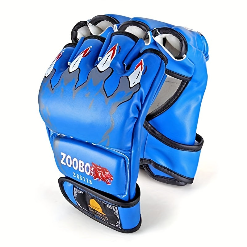 Adjustable Half Finger Boxing Gloves for MMA Training