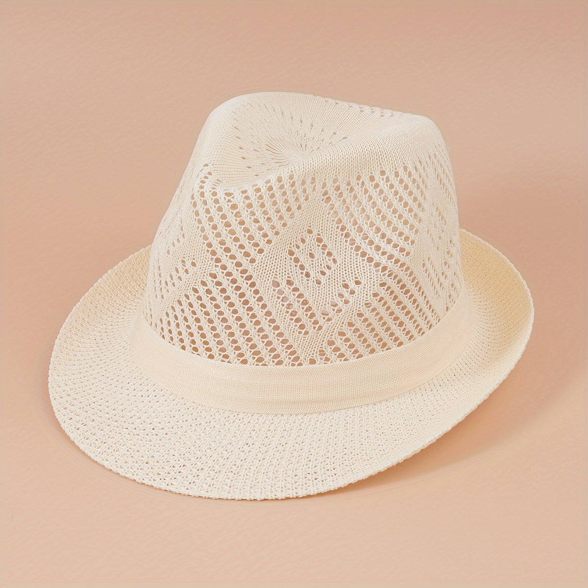 Men's Large Brim Straw Sun Hat Middle Aged Elderly