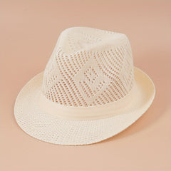 Men's Large Brim Straw Sun Hat Middle Aged Elderly