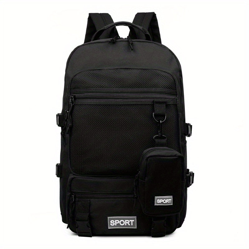 Large Capacity Laptop Schoolbag Mesh Outdoor Hiking Bag