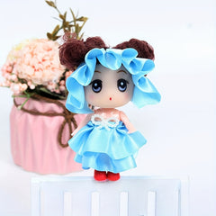 Confused Doll Enamel Doll Toy Keychain Gift