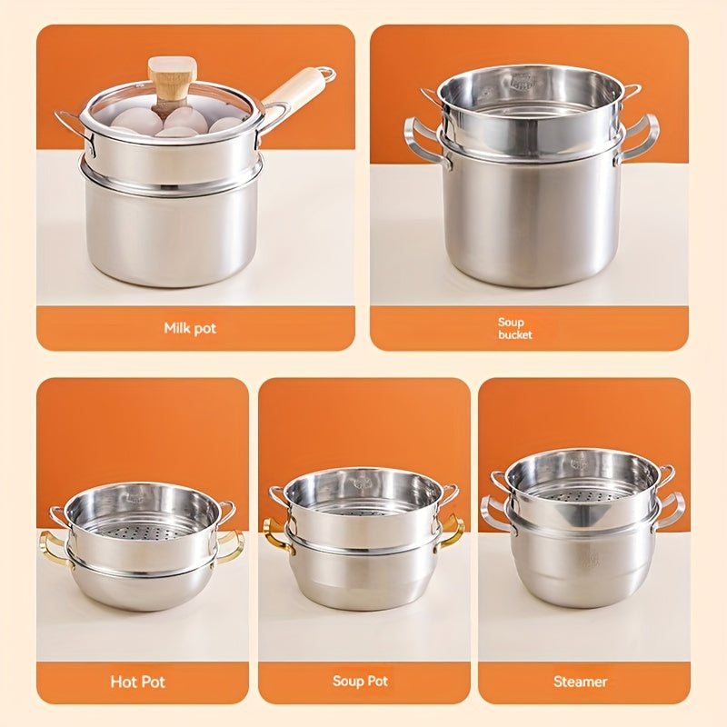 Stainless Steel Universal Steamer Portable Kitchen Supplies