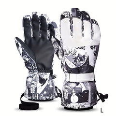 Warm Waterproof Skiing Gloves Touch Screen Outdoor Sports