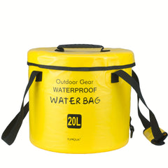 20L Foldable Bucket With Lid Portable Folding Bucket Washbasin