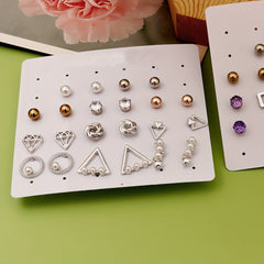 Hypoalljsonergenic Earrings 11 Pairs Set for Women & Girls