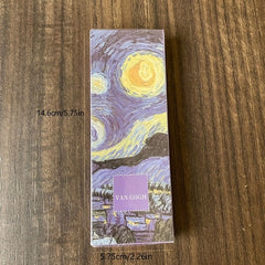 30pcs World Famous Painting Bookmarks Starry Sky Reading Bookmarks