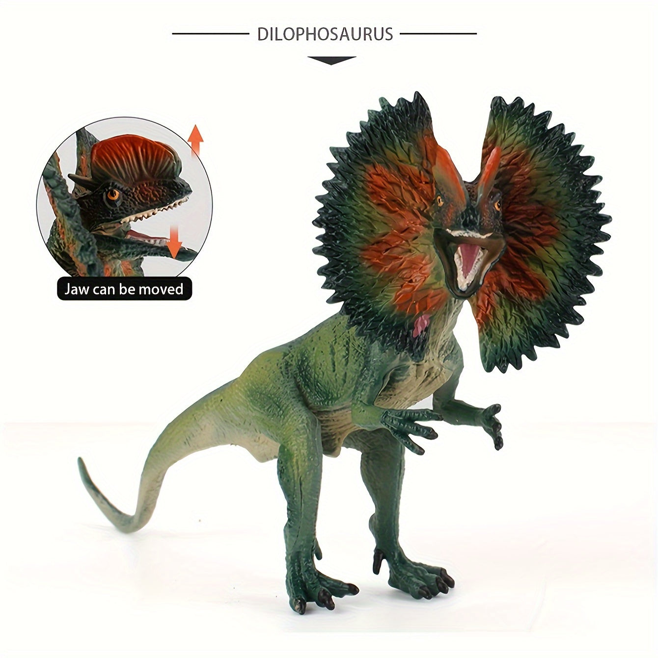 18 Solid Animal Model Double Spine Dragon Toy for Kids