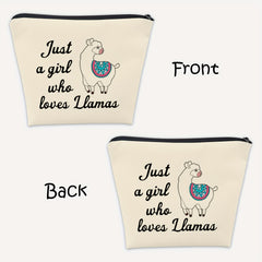 Llama Cosmetic Bag Travel Llama Makeup Bag
