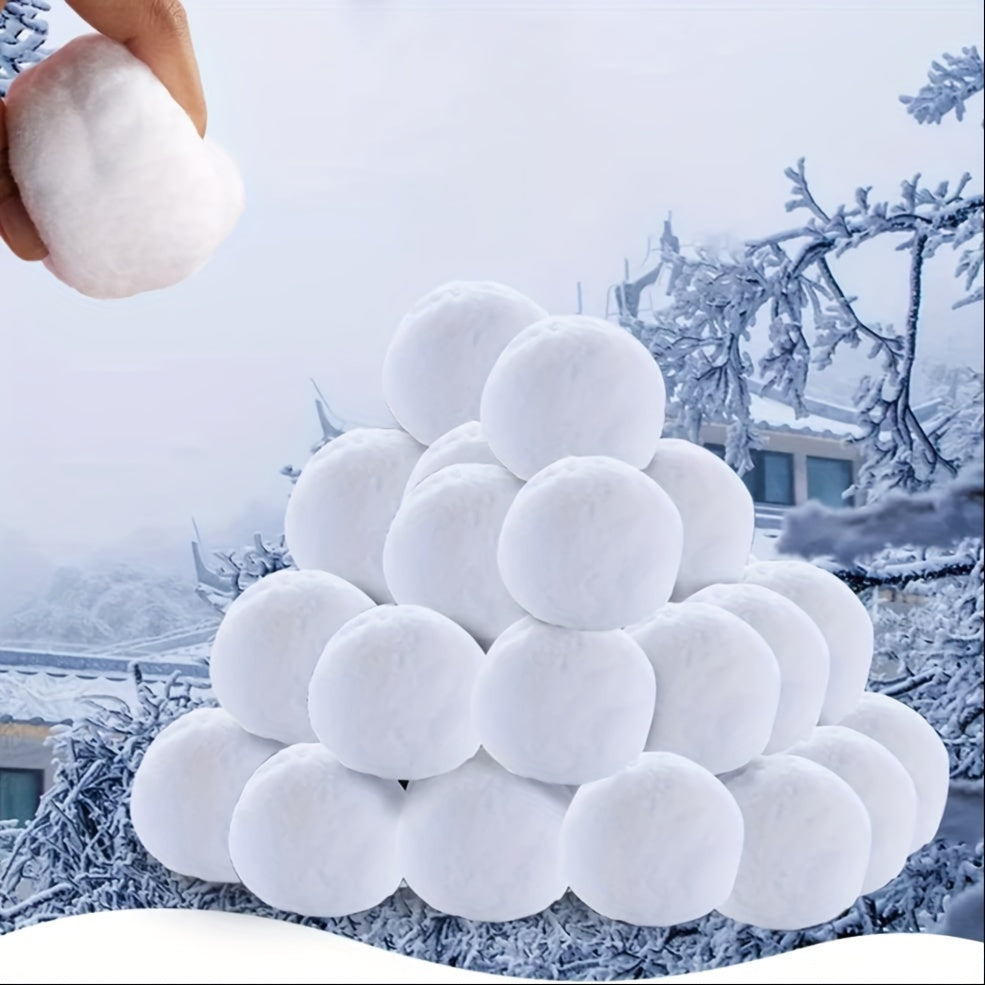 20pcs Indoor Snowball Snow Toy Decorative Snowballs