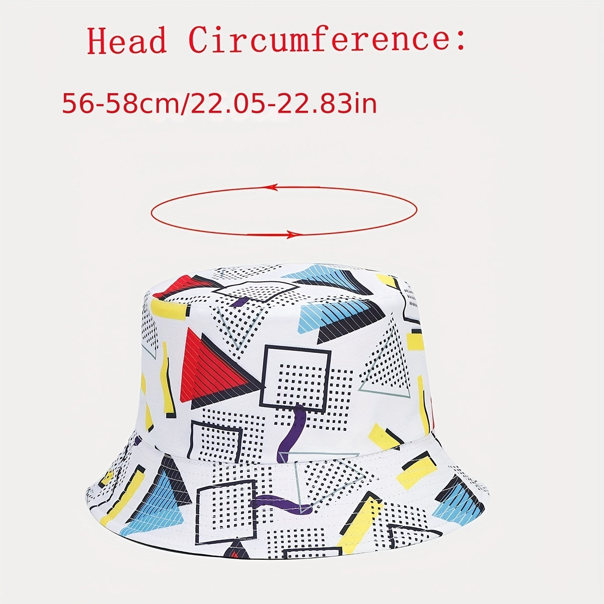 3D Print Double-sided Bucket Hat Summer Beach Sunshade Hat