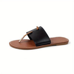 Women's Minimalist Thong Sandals Open Toe Summer Beach Slides
