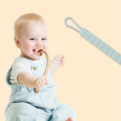 1pc Silicone Pacifier Holder With BPA Pacifier Chain For Teether Toys