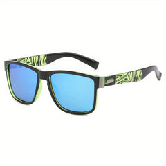 Men's Square Frame Polarized Sunglasses For Fishing Cycling
