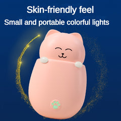 Mini Hand Warmer with Colorful Lights - 1200mAh
