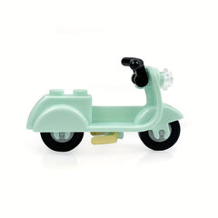 Interlocking Building Blocks Motorcycle Model City Traffic Toy