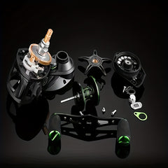 Far Throwing Baitcasting Reel 7:2:1 Metal Fishing Reel w/ 9 Gears