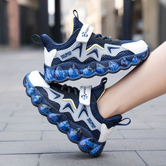 Kids Mesh Sneaker Hook and Loop Shoes