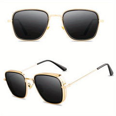 Square Lens Steam Punk Sunglasses