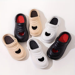 Men's Closed Toe Slip On Platform Clogs Sandals