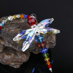 Dragonfly Chandelier Crystal Ball Prisms Rainbow Maker Beads Suncatcher