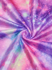 Stretchy Tie Dye Sleeveless Gymnastics Leotard Dance Suit