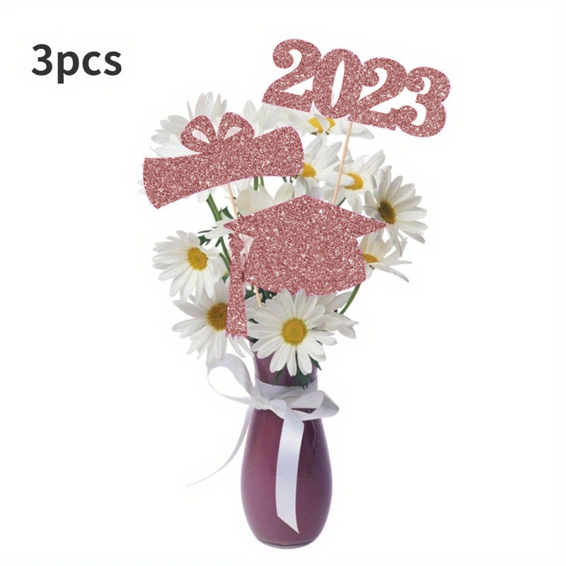 DIY Graduation Desktop Table Bouquet Centerpieces for Classroom Ornaments