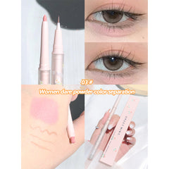 Dual Ended Eyeliner Pen Matte Pearly Highlight Glitter Stick