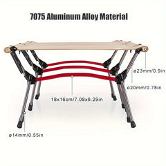 WESTTUNE Portable Folding Bed Ultralight Aluminum Alloy Bed For Outdoor Travel