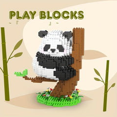 Chinese Style Panda Building Blocks Toy Set