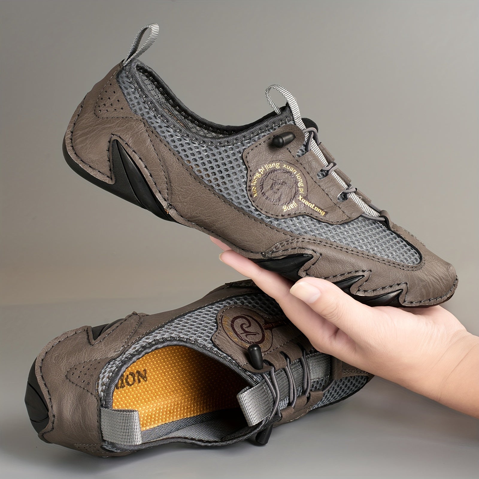 Men's Breathable Slip In Mesh Shoes Casual Outdoor Walking Shoes