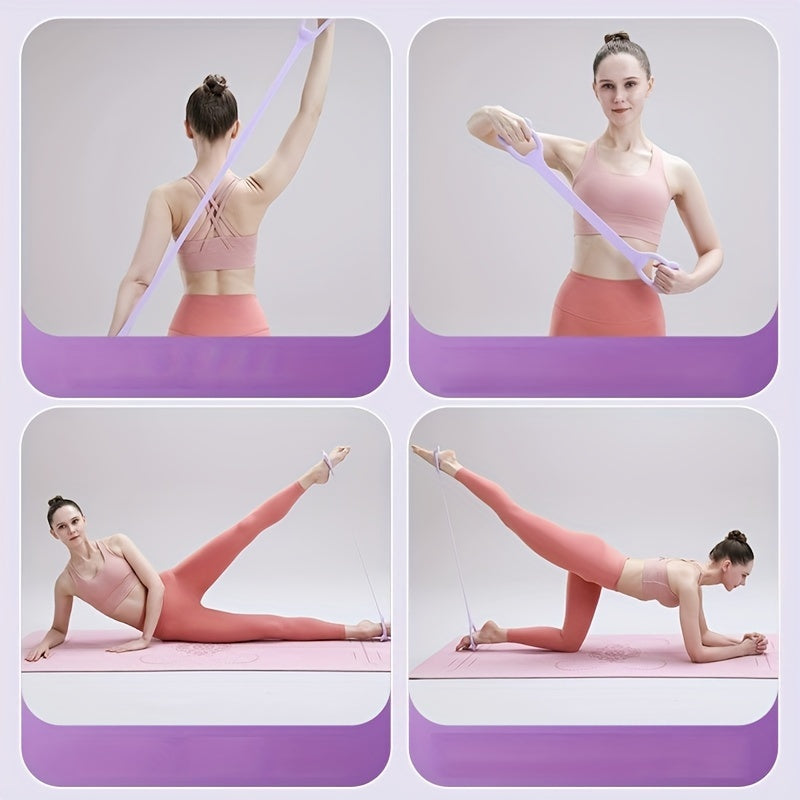 8 Shaped Yoga Resistance Rope for Fitness Stretching