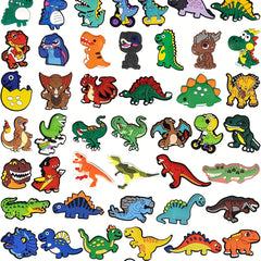 Luminous Dinosaur Charms for Crocs - Fun Shoe Decorations