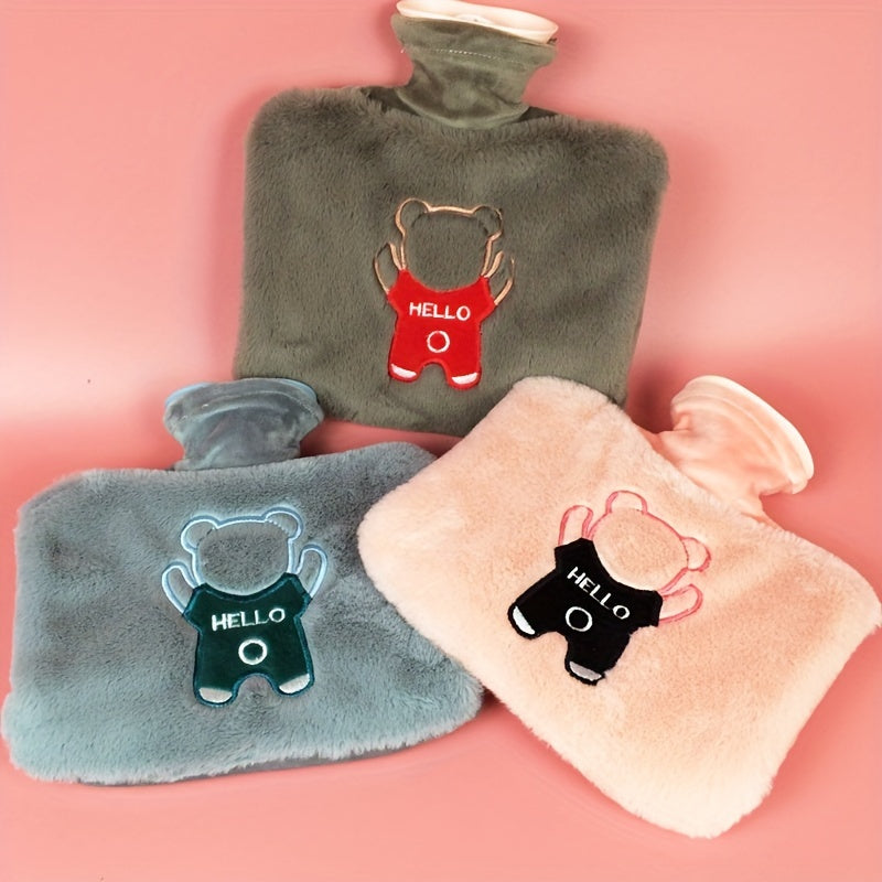 Plush Double Water Injection Hot Water Bag Hand Warmer