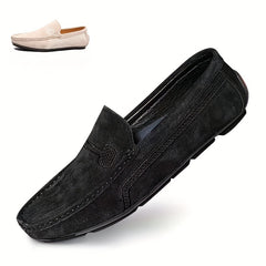 Men's Suede Loafer Slip-On Sneakers