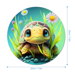 Cartoon Turtle Gaming Mouse Pad Non slip Rubber Base Waterproof Mouse Pad