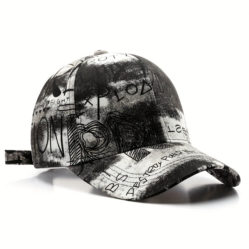Street Personality Graffiti Hip Hop Baseball Cap Men's Peaked Cap