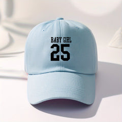 BABY GIRL 25 Baseball Cap Solid Casual Sports Hat Adjustable Cotton Sunscreen