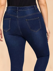 Ripped High Rise Skinny Jeans