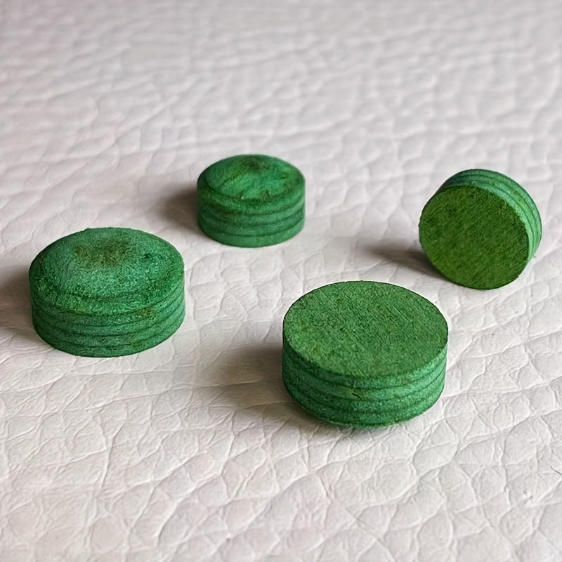 2pcs 6-Layer Leather Billiards Head for Pool Snooker 11 14mm