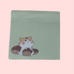 Cartoon Bear Hamster Sticky Notes for Students