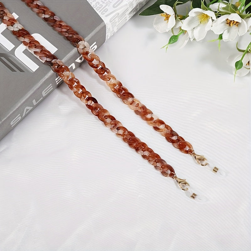 Acrylic Glasses Chain Sunglasses Lanyard Strap Face Covering Retainer