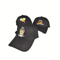 Cartoon Patch Baseball Cap Casual Unisex Adjustable Sun Hat Dad Hat