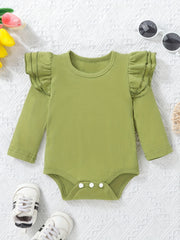 Autumn Baby Triangle Romper Cotton Onesie