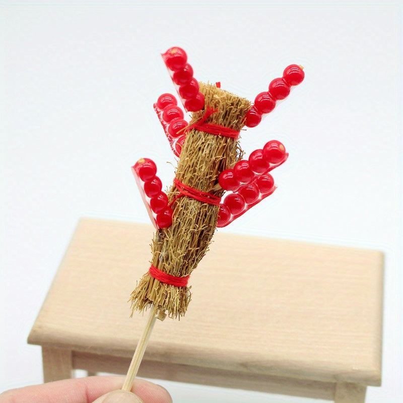 Food Play Ice Sugar Melon Stick ABS Material DIY House Scene