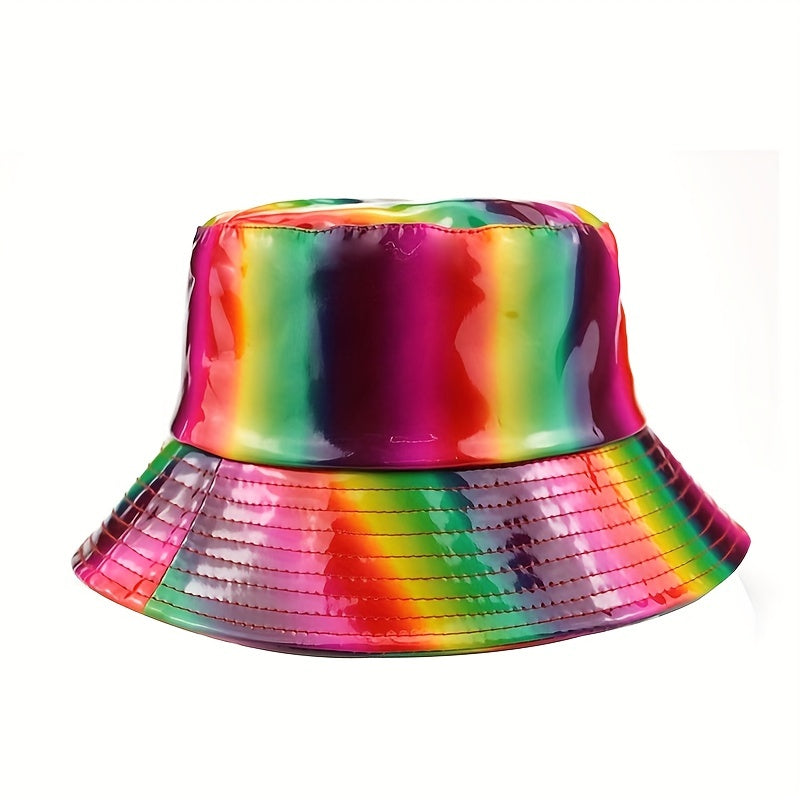 Y2K Laser Personality Fisherman Hat Summer UV Protection Sun Hat